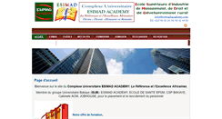 Desktop Screenshot of esimad-academy.com